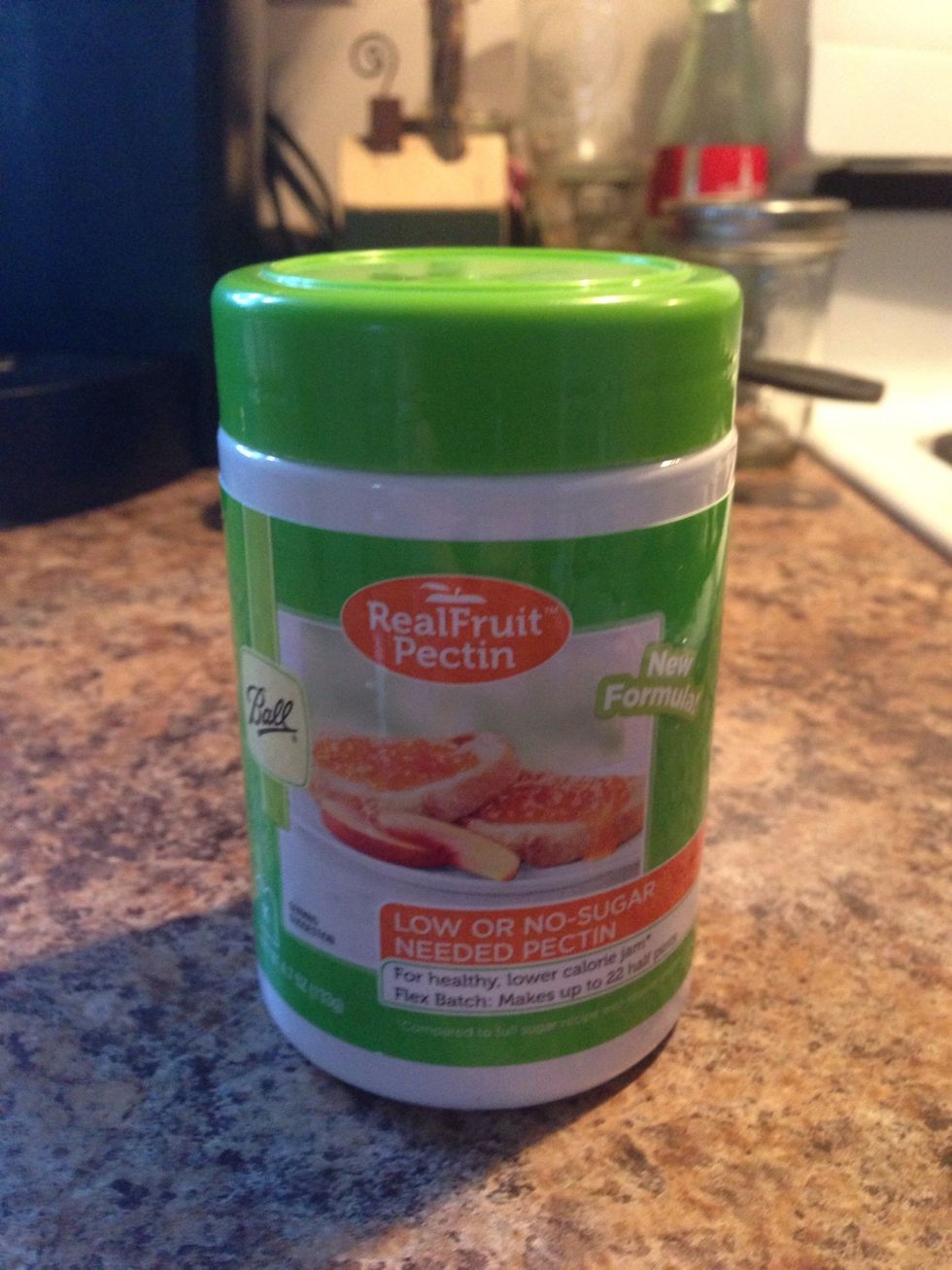 I use Ball brand low or no- sugar pectin... But i still add the sugar \ud83d\ude00