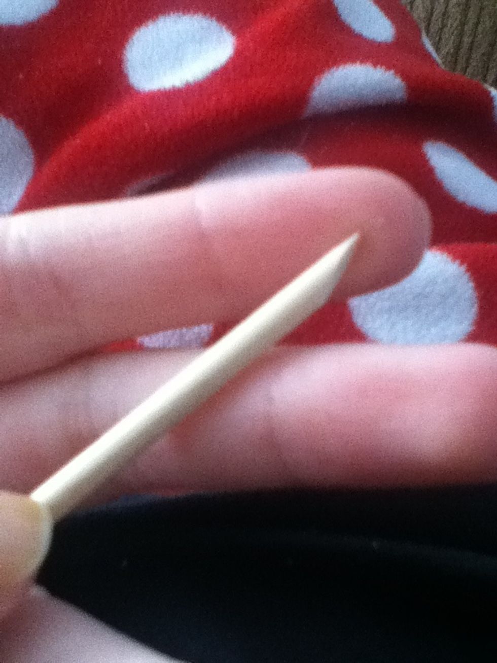 I use cheap orange sticks from Walmart. Also about a dollar.