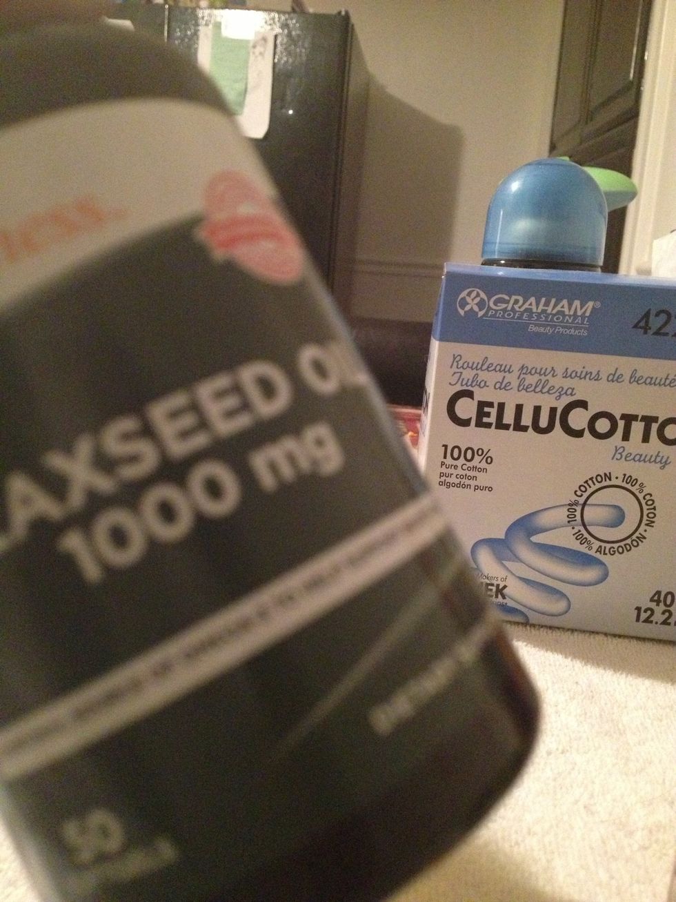 I use flax seed capsules because they are cheaper same stuff! Also take a biotin type tablet! It's great for skin hair and nails