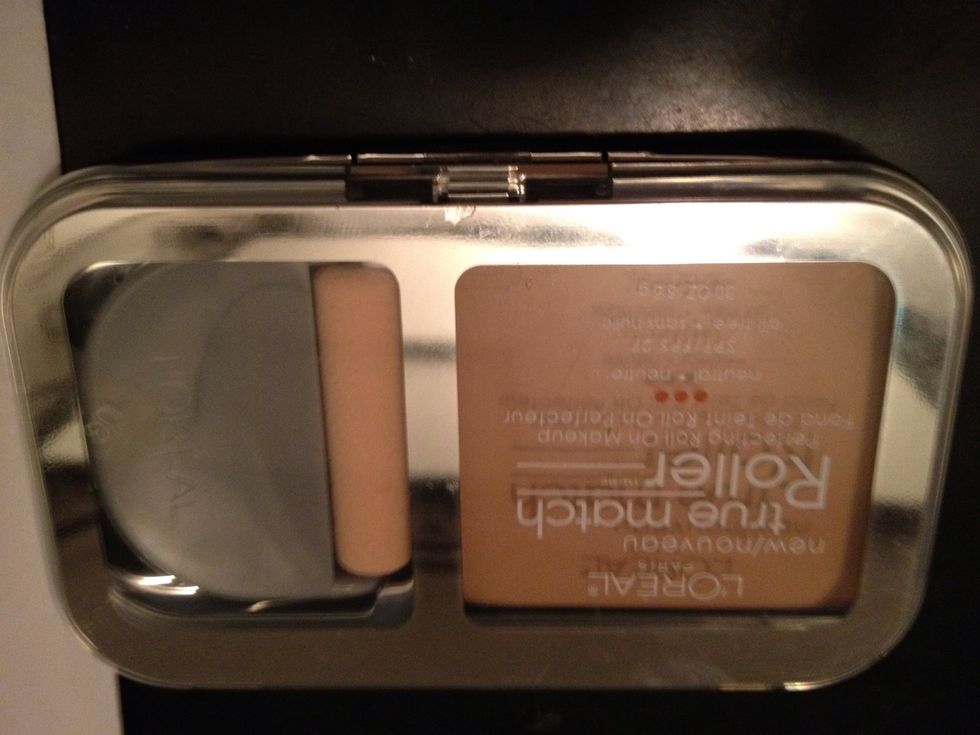 I use Loreal true match without the roller foundation