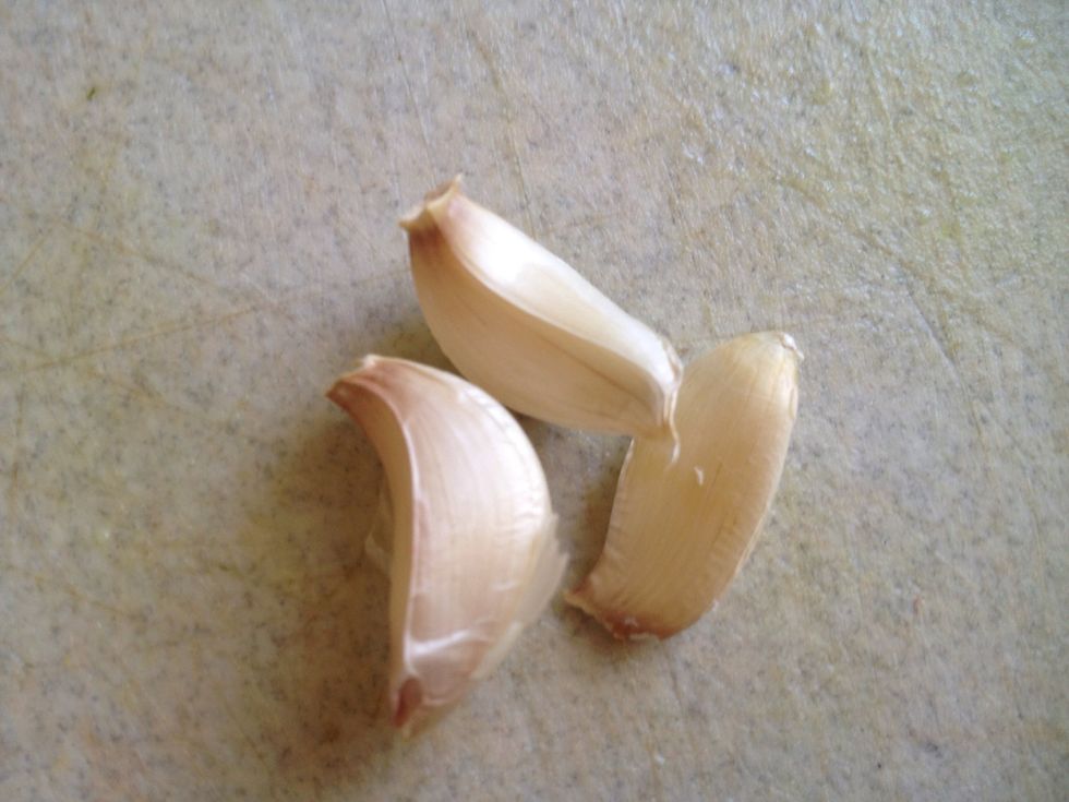 I used 3 cloves because they were small.