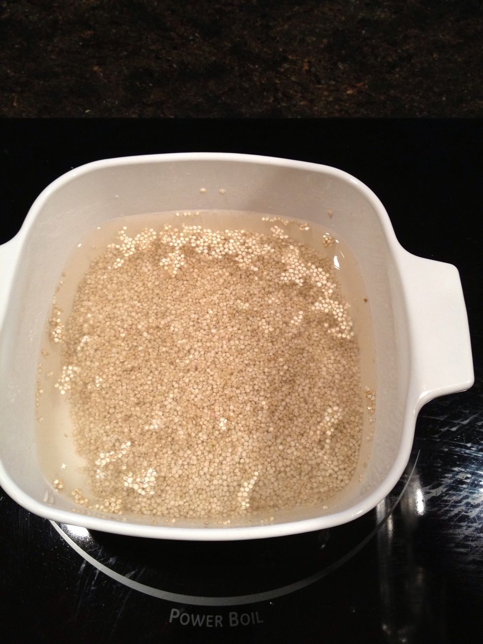 I used a 1 quart pot, a little bigger is fine but I wouldn't go too big. If you are making more at once then of course, use the size you need.