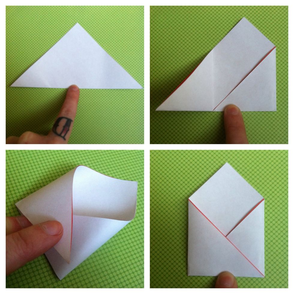 How to make origami puppet lips (kissing lips) - B+C Guides