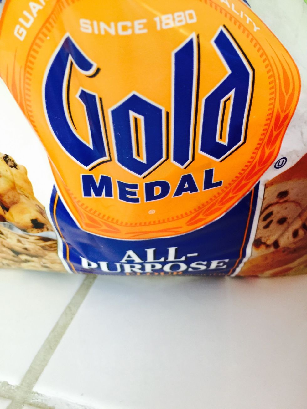 I used all purpose flour after I marinated the chicken to provide crispyness of the chicken when fried.