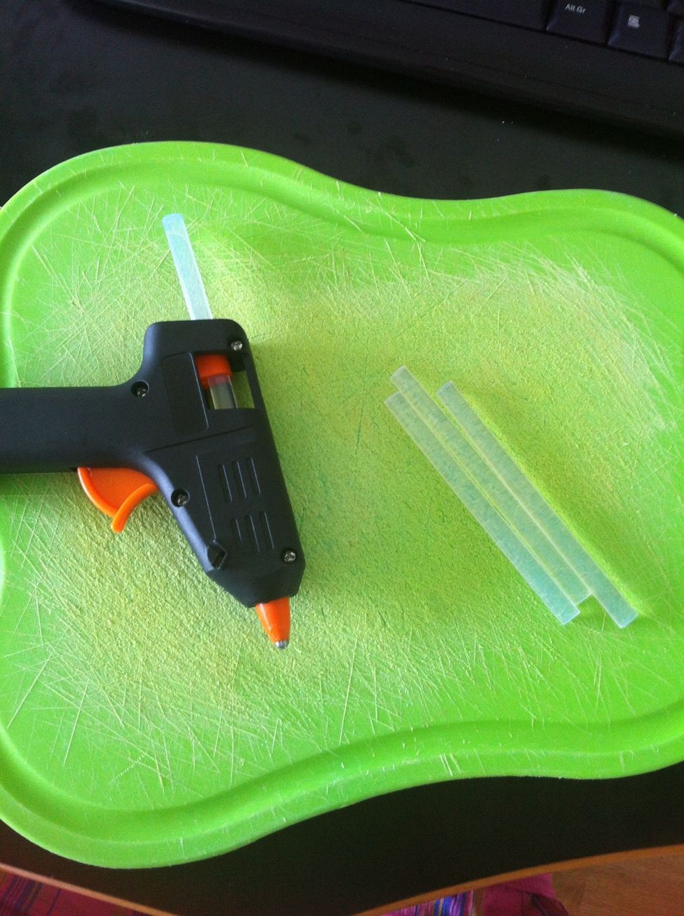 I used an old cutting board that I don't need anymore. But you can use any other type of heavy plastic.