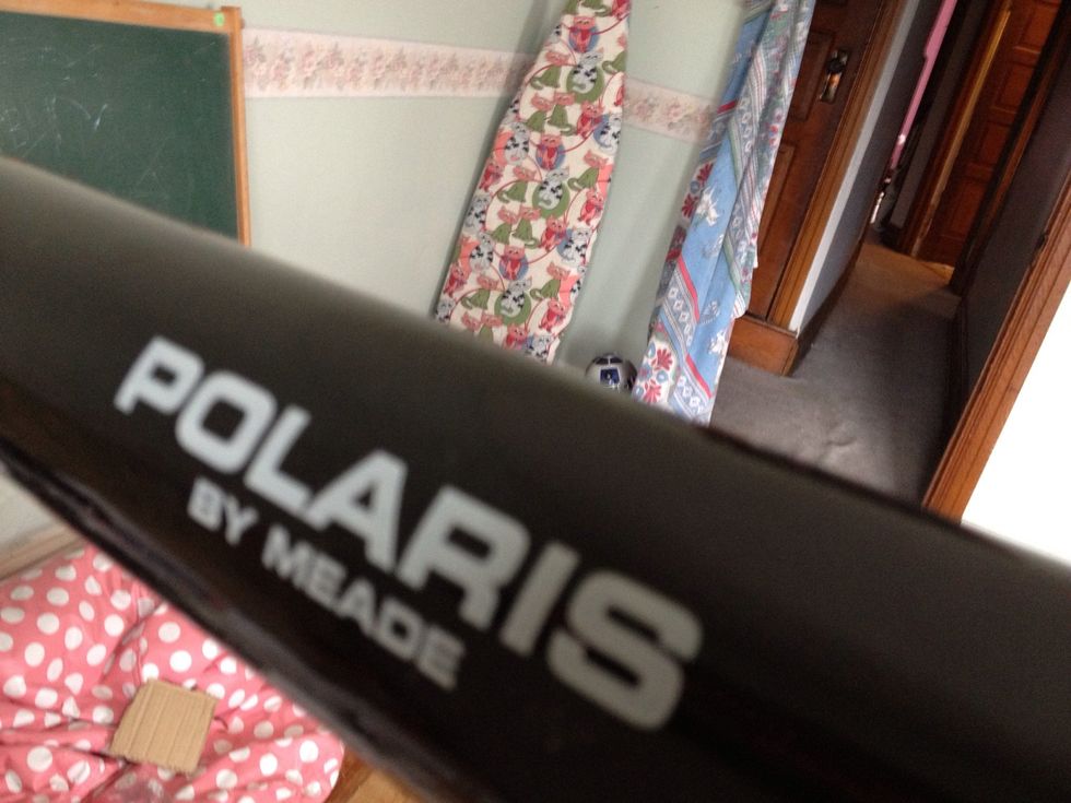 I used an old telescope for my tripod. A camera one will work too.