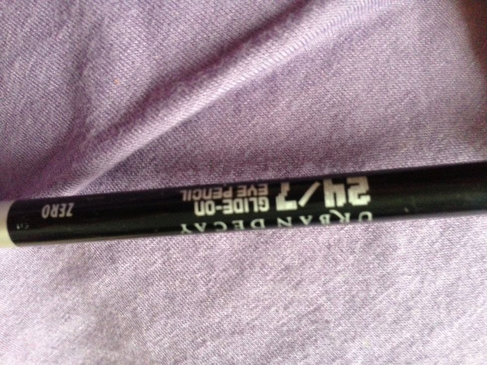 I used black liner called zero by Urban decay