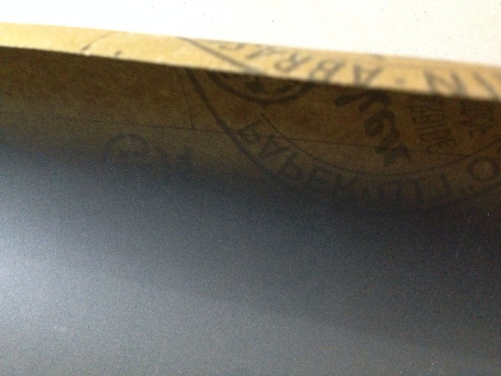 I used extra fine microgrits (P 600) sandpaper. You can choose the grits size as you like it.