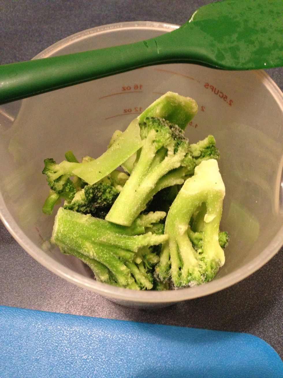I used frozen, but your fresh will do