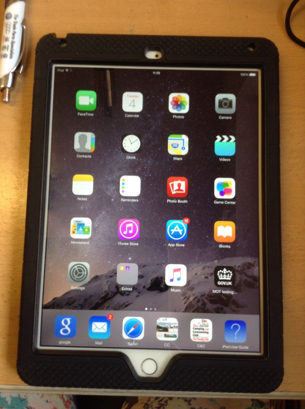I used I an iPad Air x