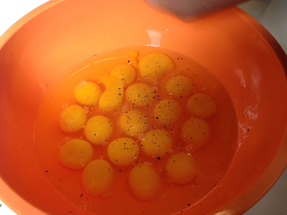 I used local farm fresh organic eggs.