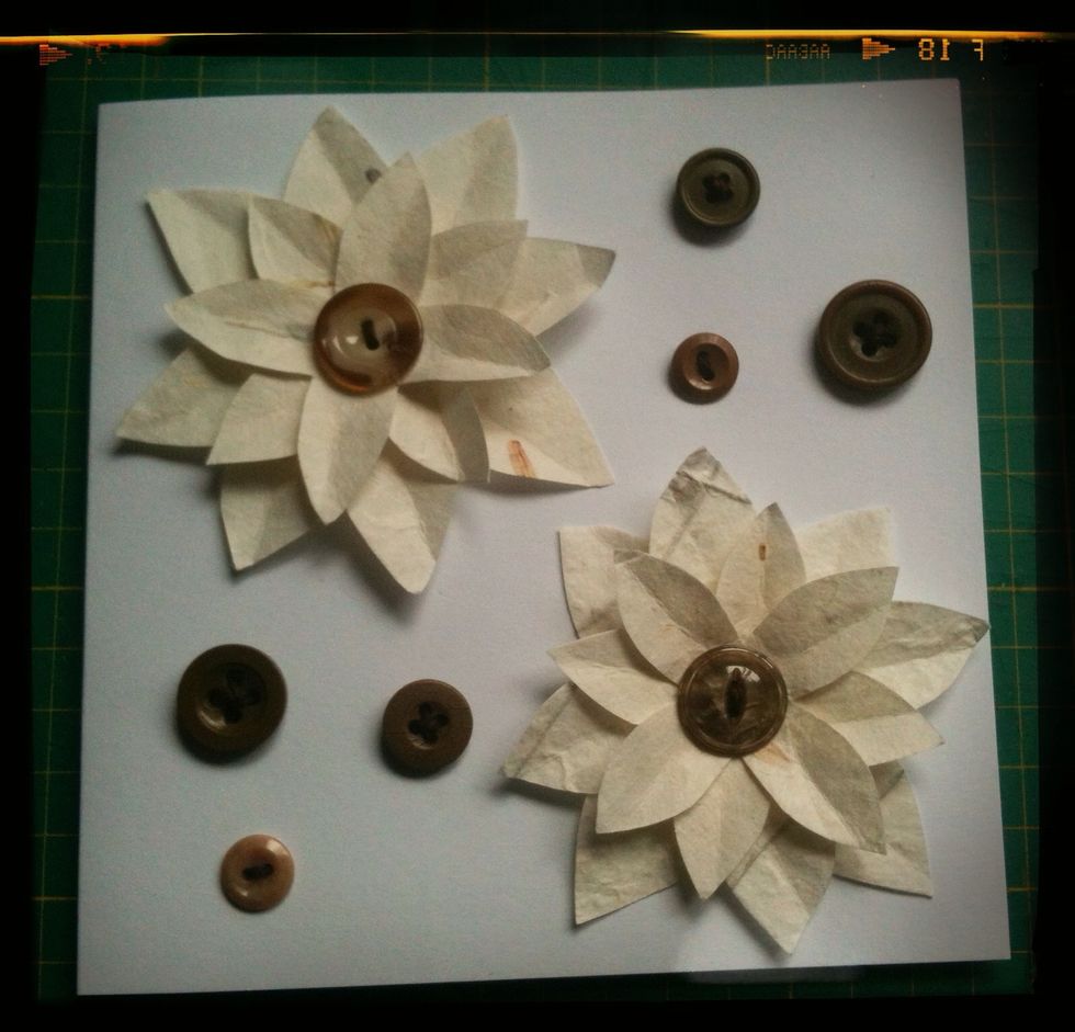 I used mine to make a card.