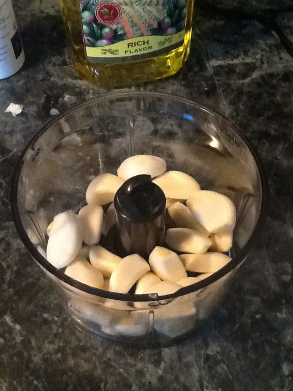 I used my mini processor to finely chop my garlic. If you do not have a mini chopper use your knife and chop it as fine as possible .