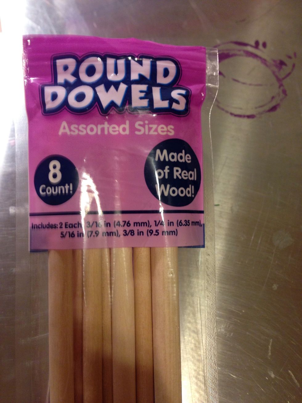 I used one of the thicker ones in the pack. Walmart---$.97