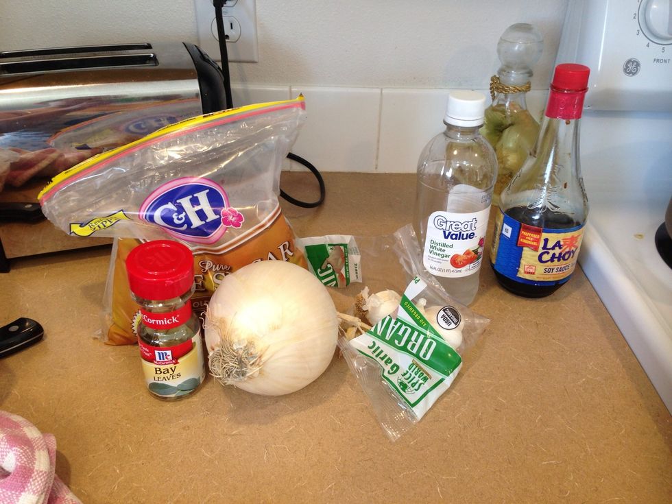 I used organic garlic because it was in same aisle as onions. \ud83d\ude02 Also I used 1.28 lbs of Pork loin boneless cntr chops thick.