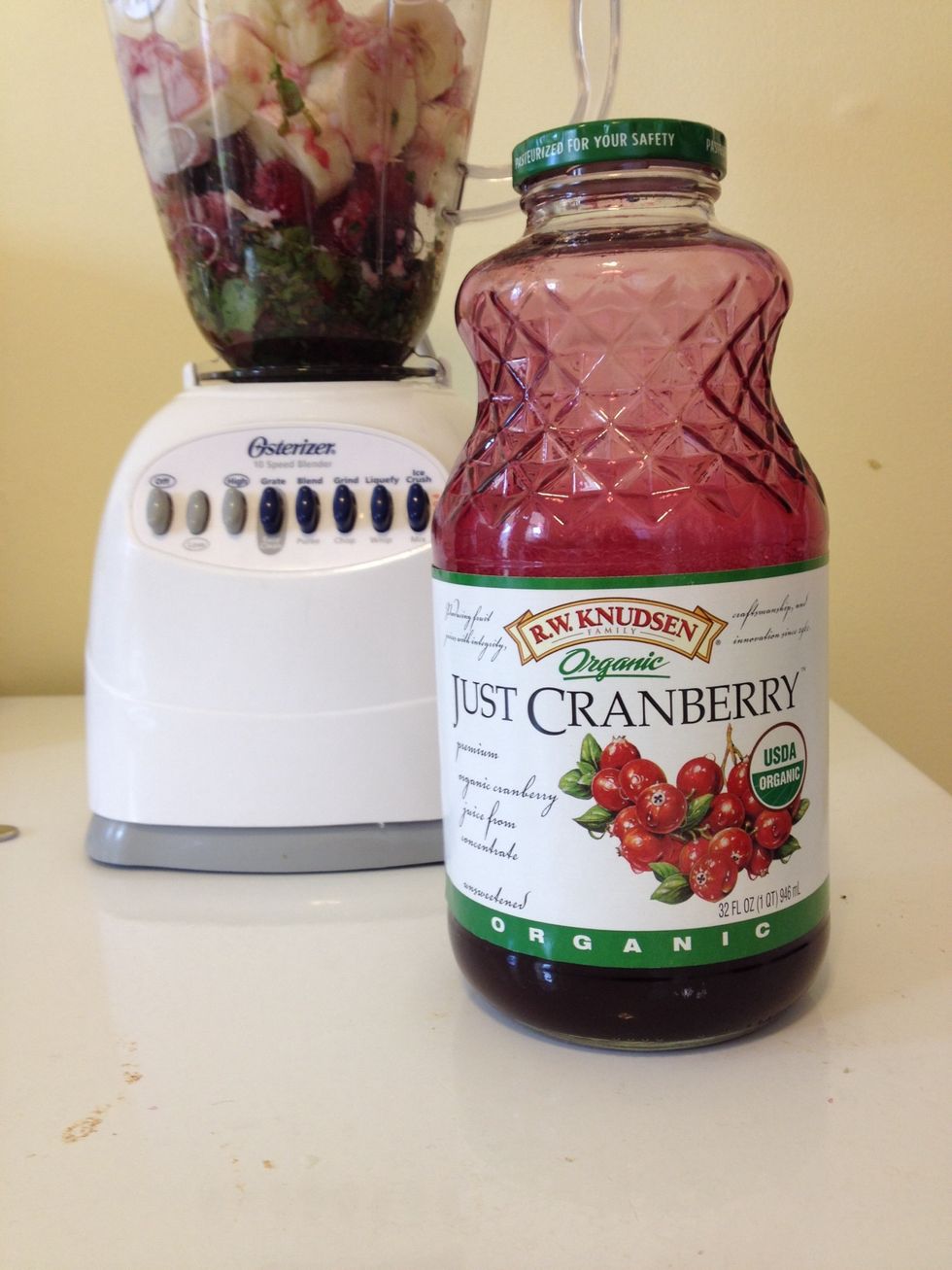 I used pure cranberry juice with this recipe because it's quite bitter and tart to drink on it's own, but it has great nutritional value and health benefits!