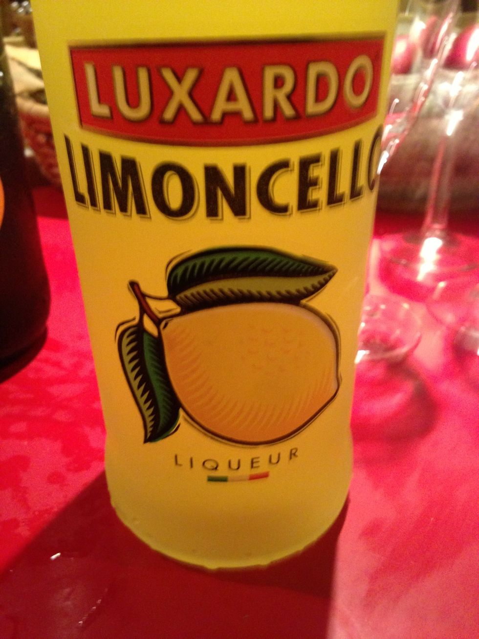 I used the cheapest bottle Limoncello I could find, but the better the bottle, the better the end result. If you can make your own limoncello, even better.