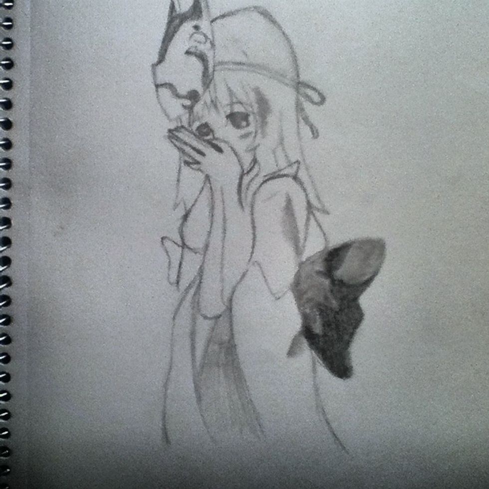 I used the fourth eye in this drawing I did, first anime, pretty good if I do say so myself :P