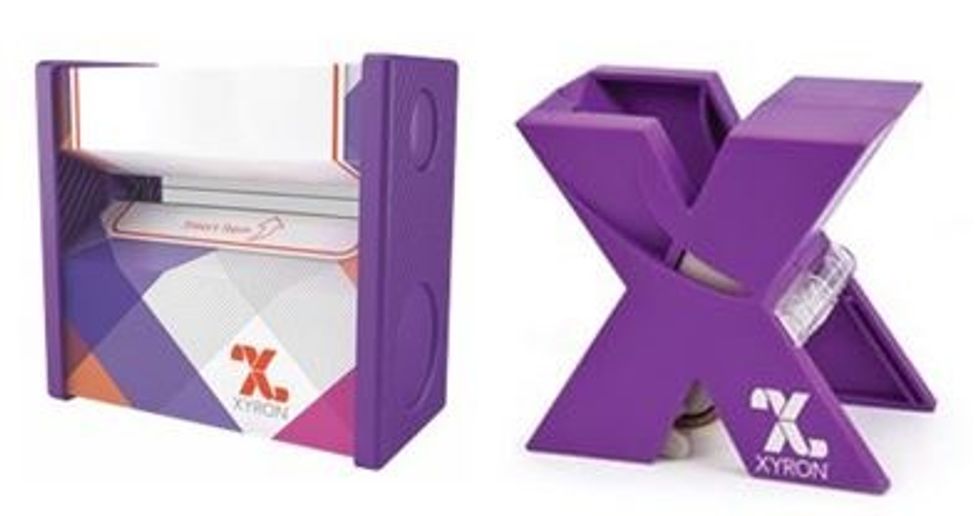 I used the Sticker Maker in both the 3 inch and 1.5 inch from Xyron for the papers and rope to stick them to the jar.