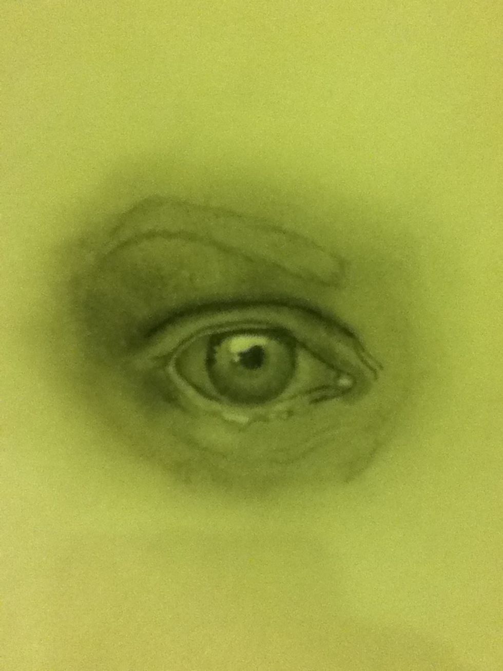 I used the tortillian to smooth out the harsh lines and then fixed some of the lines that got covered up!