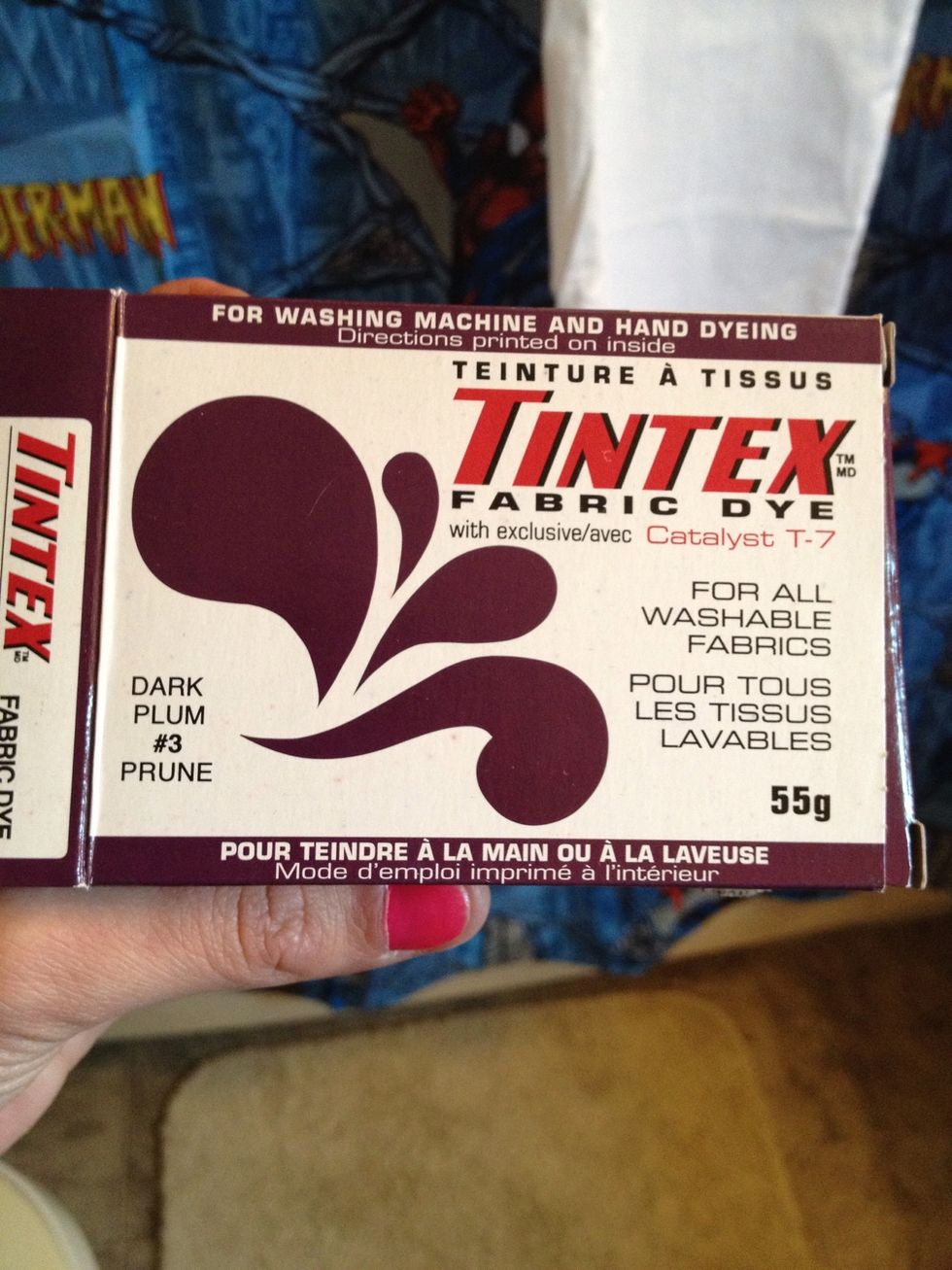 I used this brand of dye in dark plum.