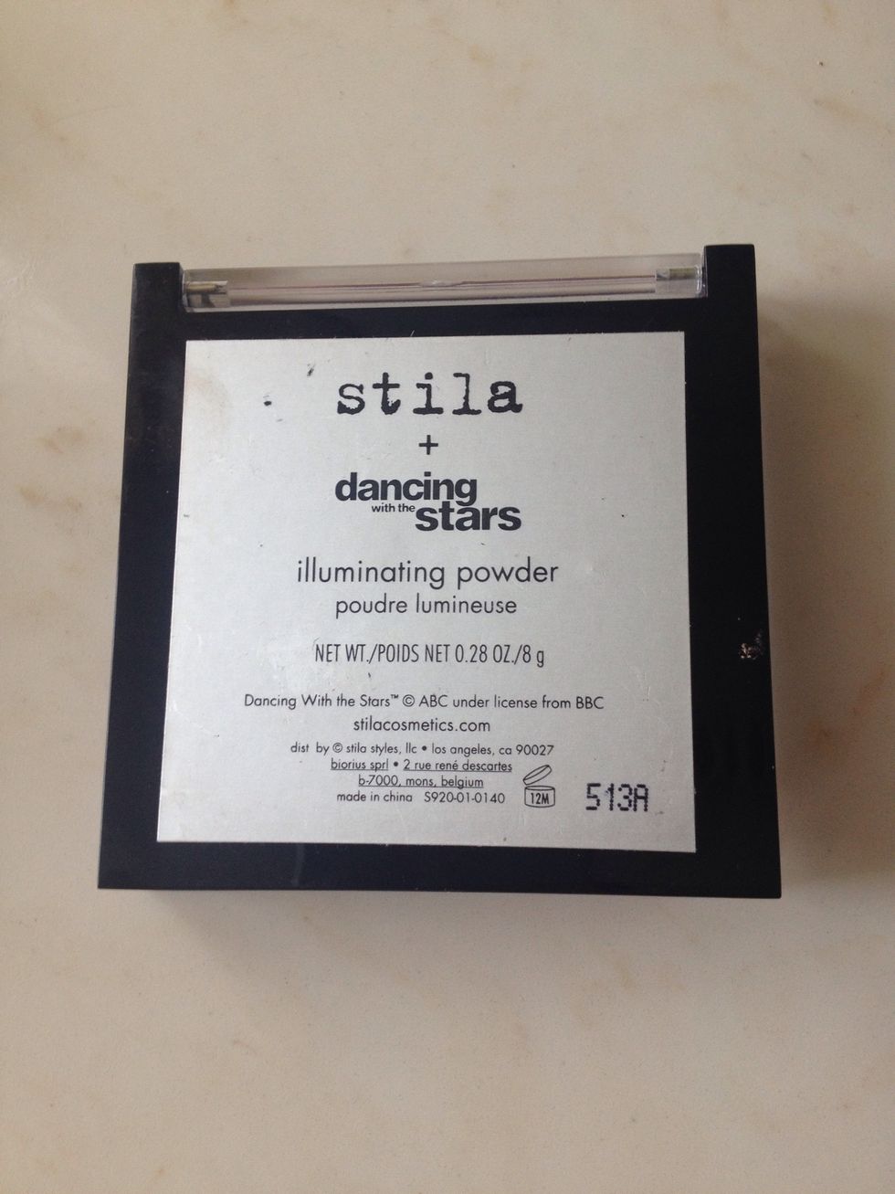 I Used this highlighter and focused it mainly on the high points of my cheek bones