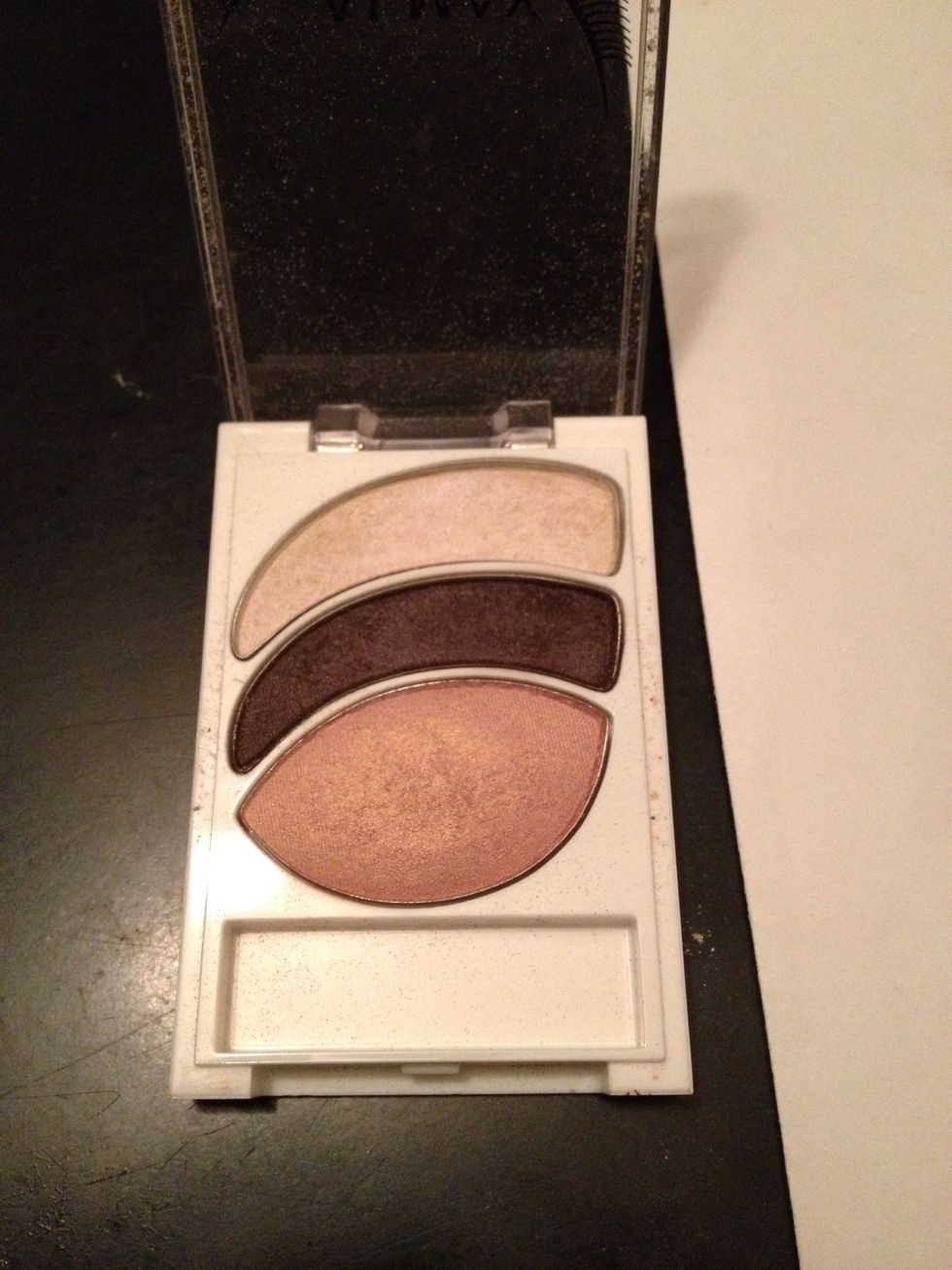 I used this kit by Alway but any brown and light brown eye shadow will work