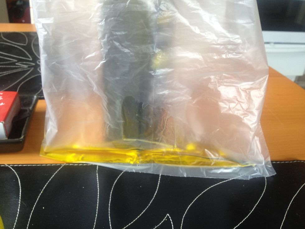 I used this mutch :) and you have the same amount in the other one to :)