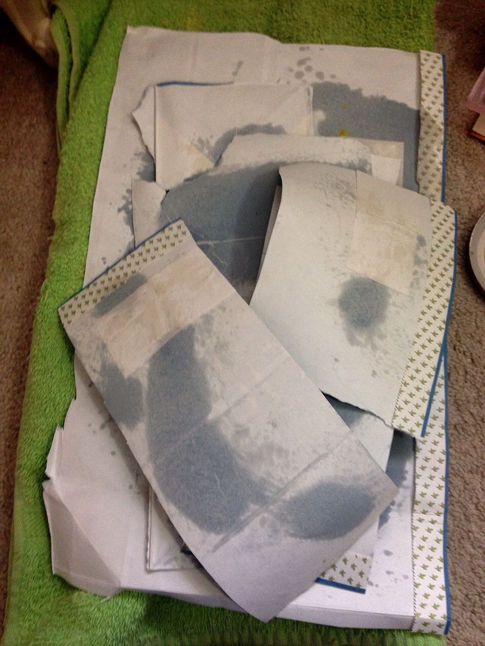 I used up all my strips from one shopping bag!