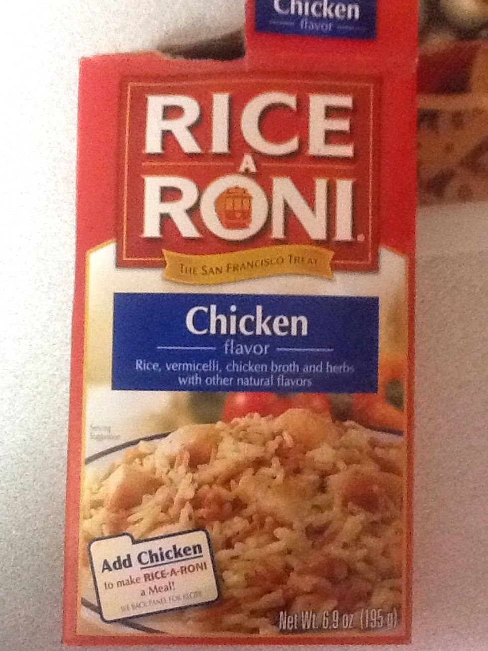 I usually like Zatarans yellow rice but this works too! Or use white or brown rice