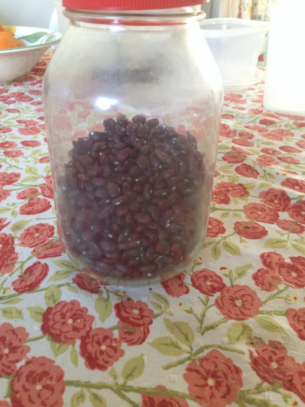 I usually use canned red beans but none in my cupboard so I'm using dry beans instead. We'll have these fellas ready in no time thanks to a handy invention called...