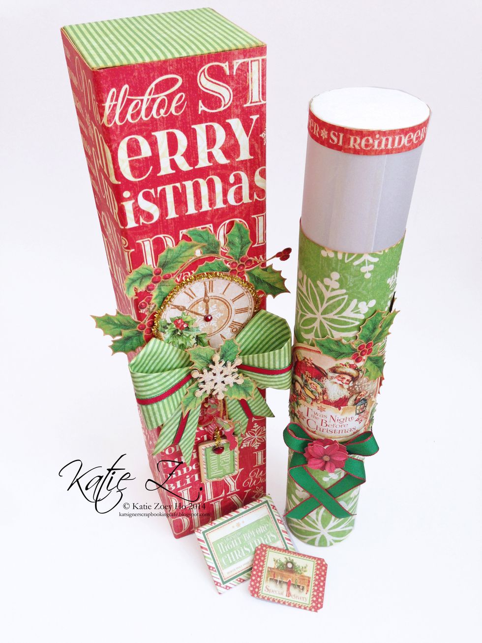 I've also done up a box to house the kaleidoscope, ready to be gifted for this Christmas... Hope this has been an inspiration!!! Have fun!!!