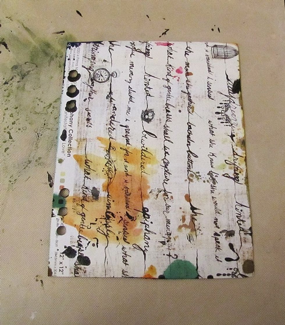 I've chosen two of my art journal, these are Prima Paper pieces. A little bit dirty ;)