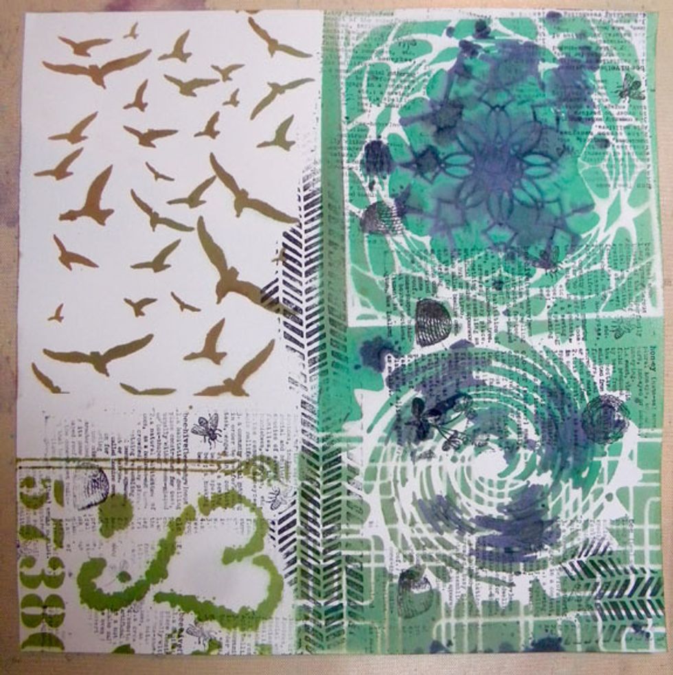 I've got lots of images to choose from for layering my photo.