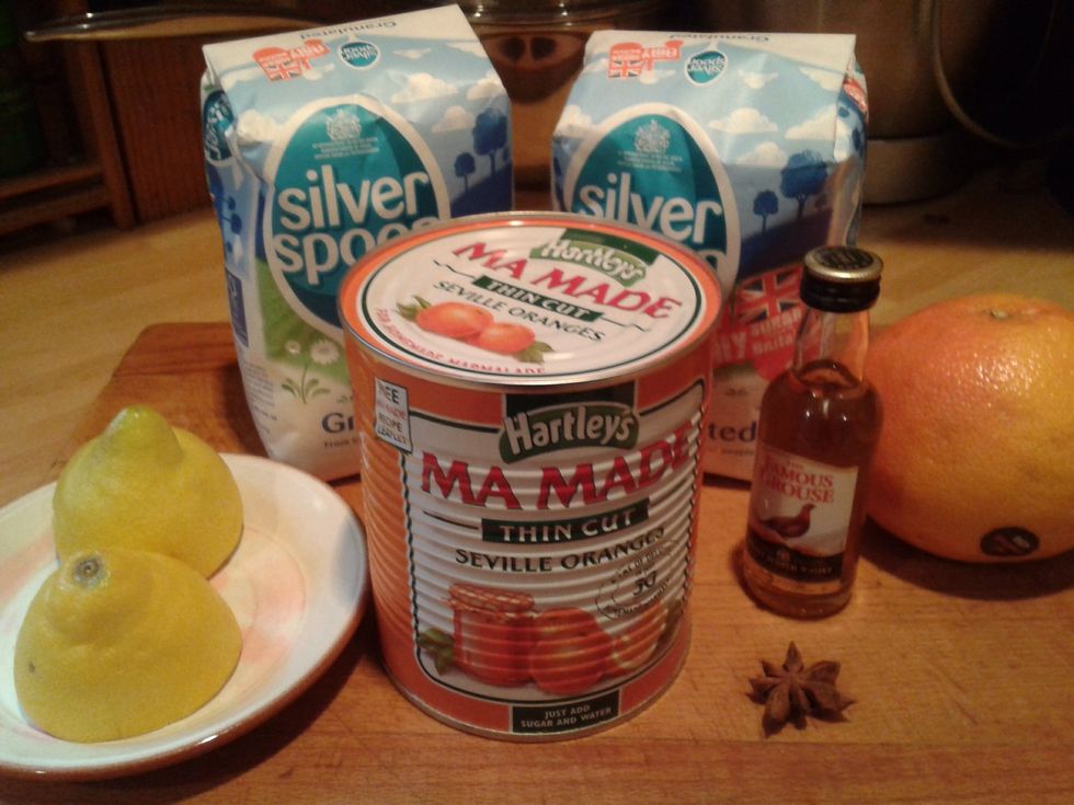 I've stuck to the internet instructions as closely as possible and just added the photographs and 1 or 2 tips of my own .     Get your supplies together.....