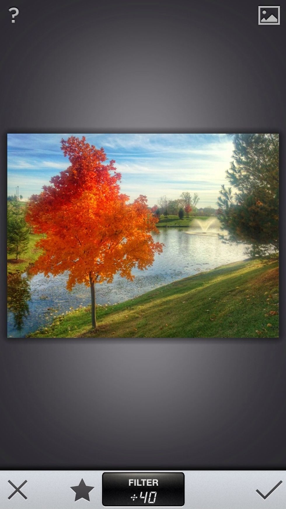 I've turned it down to 40 in this image.