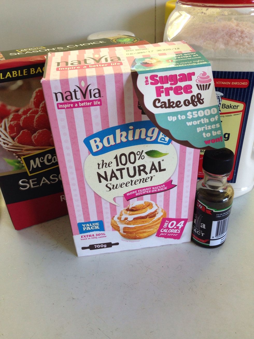 I've used Natvia instead of sugar to make this recipe sugar free. You can replace this with caster sugar if you like \ud83d\ude03