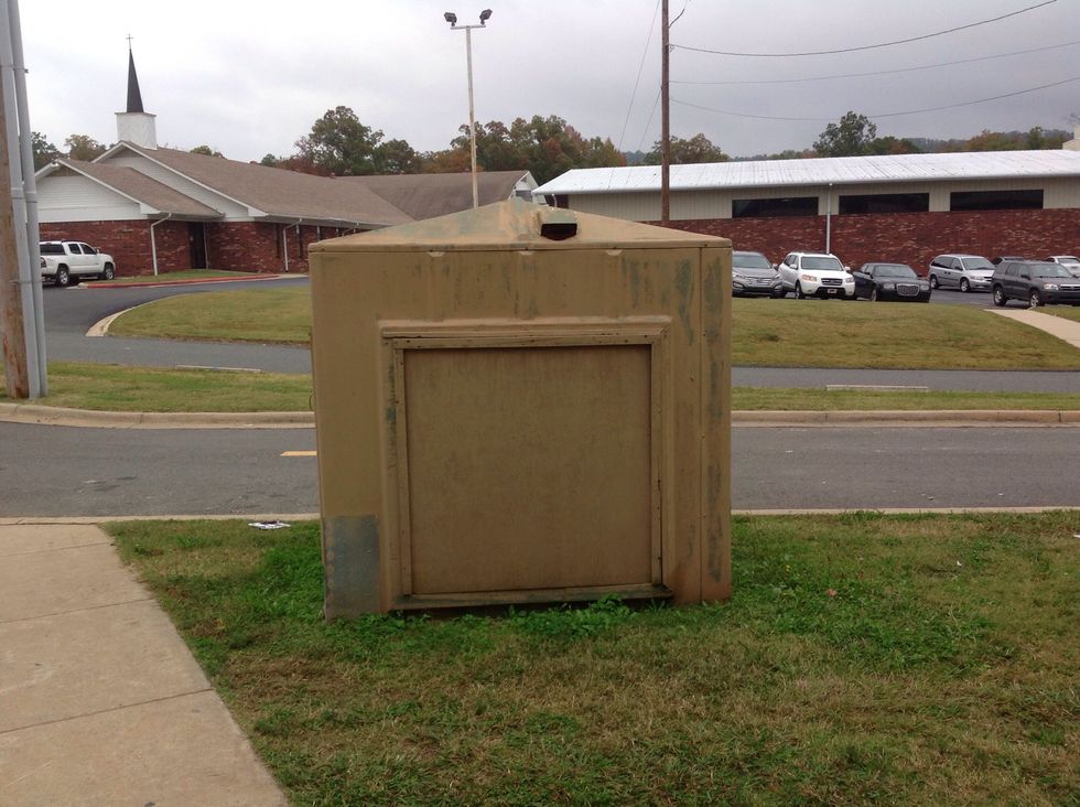 I walked up to it slowly... Carefully... It was creepy