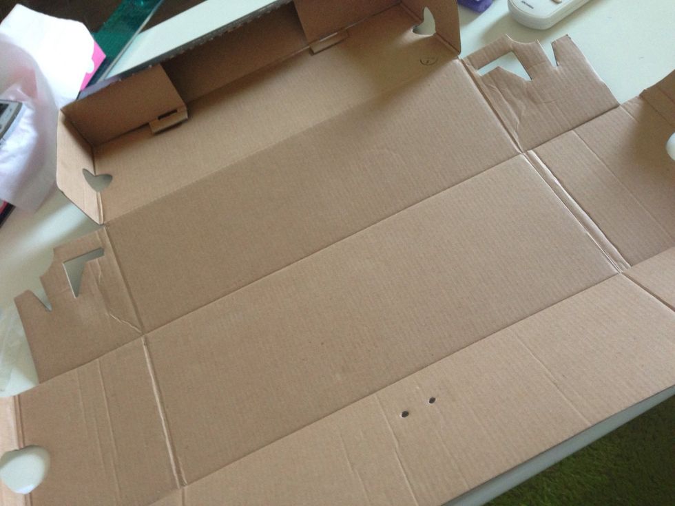 I want my box to look good inside too so I will  cover first inside