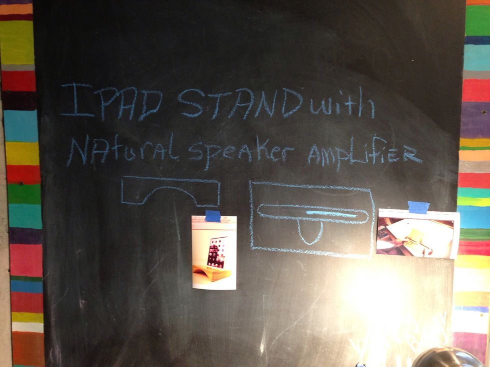 I want to build a ipad/iphone 5 stand that is interchangeable and has a natural acoustic speaker acting as an amplifier. I will show you how I did it and I will have proof the db level will increase!