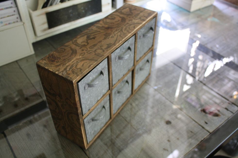 I wanted to add more though! The bins in the front were just too plain for me!