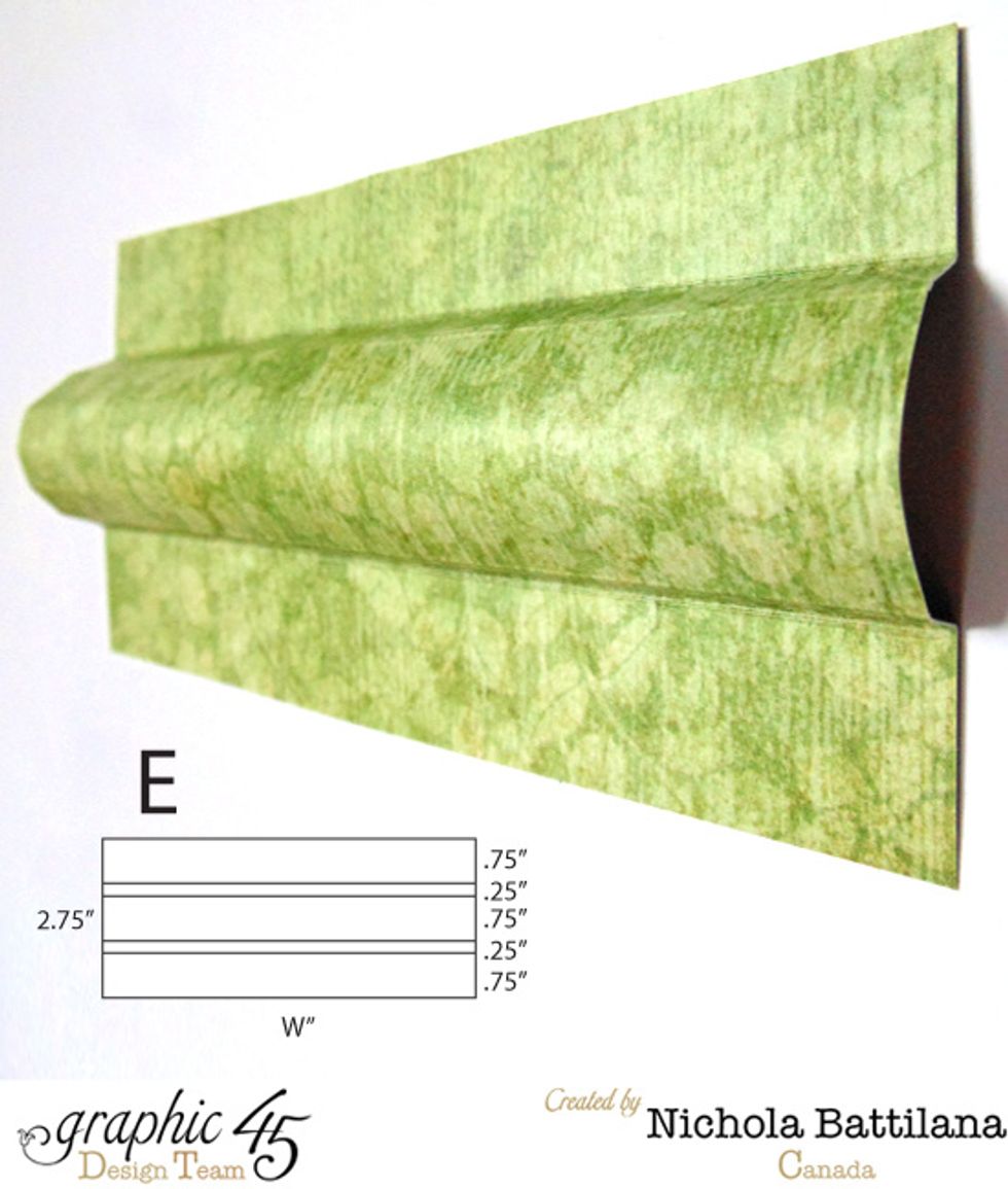 I wanted to cover the coil binding on my book so I created this to hide it. NOTE: if your book is quite thick, you may need to adjust these measurements.