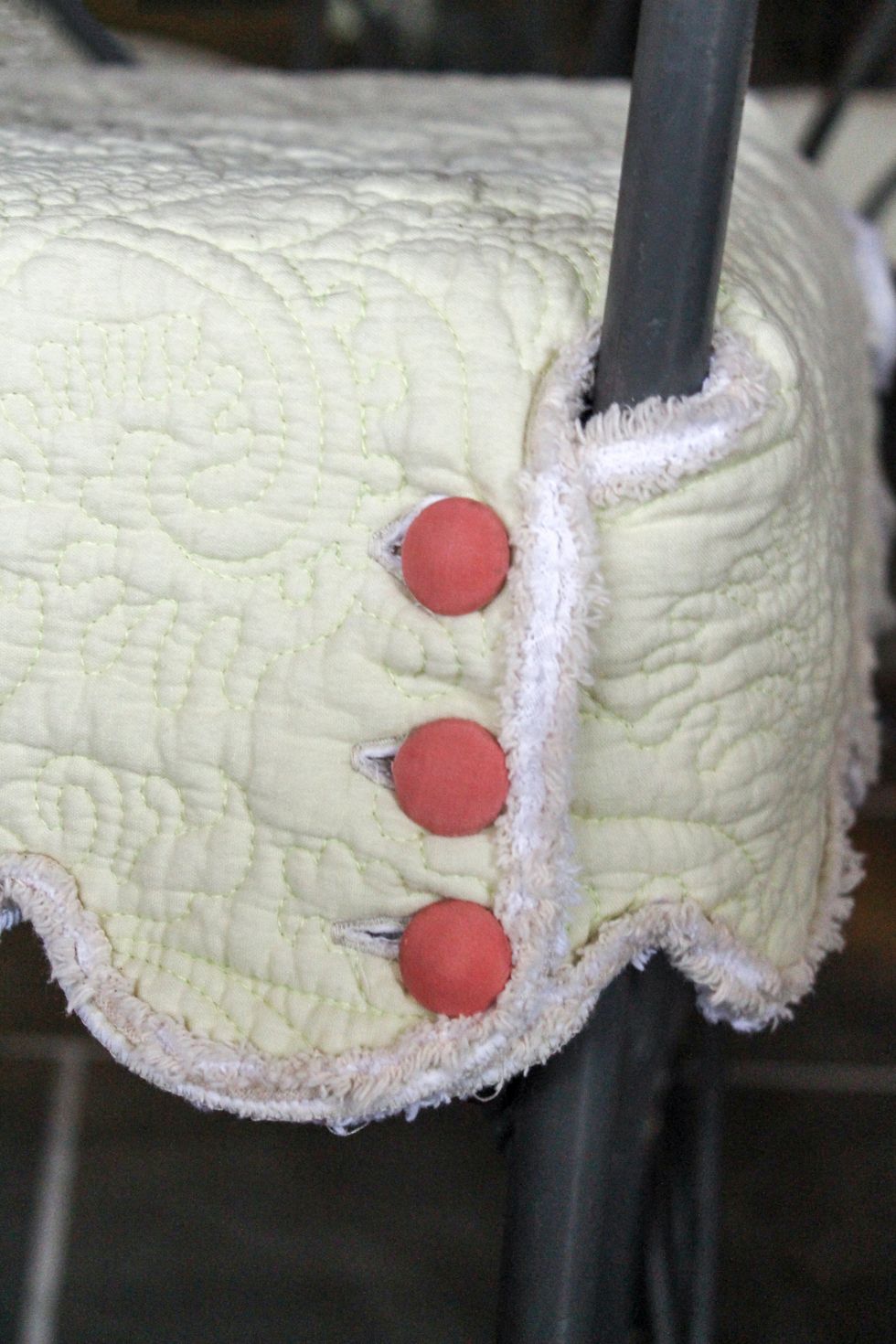 I wanted to eliminate the back tabs and create this flap to wrap around the legs with a button closure so I had to make some adjustments to the back portion.