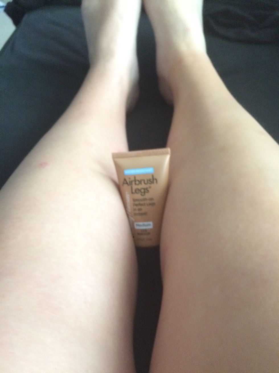 I was a little timid at first because self tanners usually don't work for me but this one worked wonders!! It left my legs looking nice and radiant!! It is also water proof so it's good for a pool day