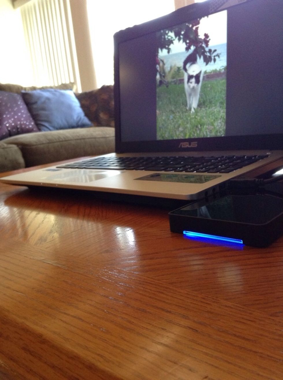 I was able to take the drive in and out several times before it hung on me. I recommend pulling over all the files you need as soon as you gain access if you are loading your files to Windows 8.