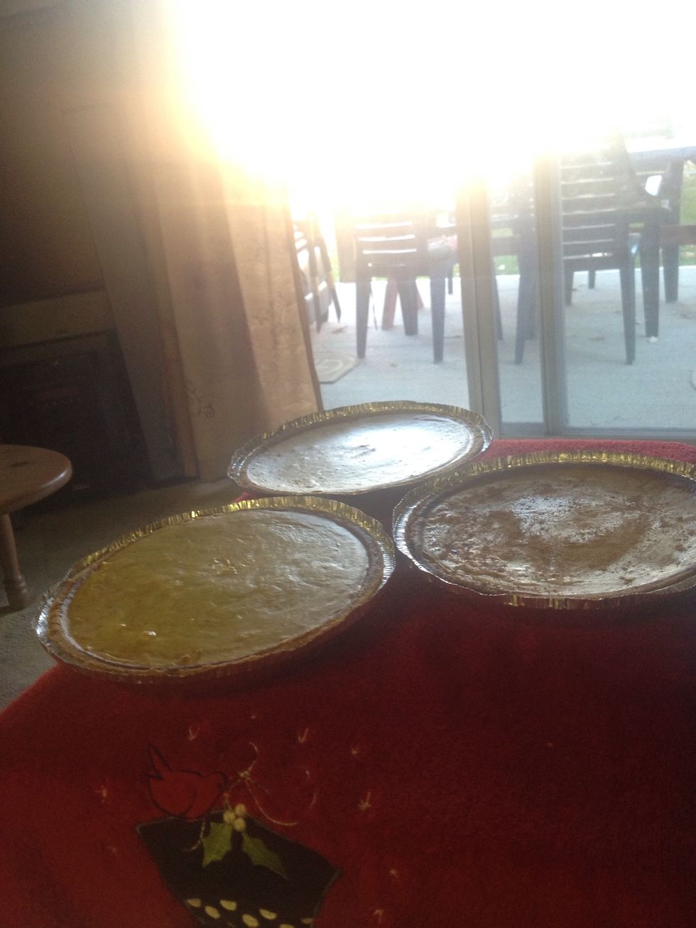 I was making pies beforehand, do they look good? :)