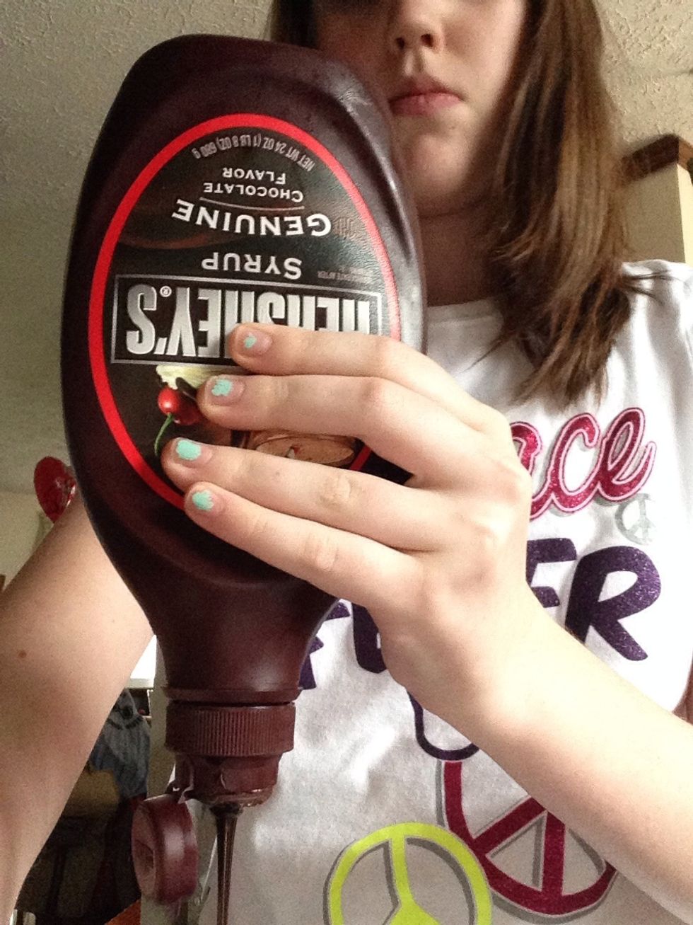 I was try to take the picture and added to much chocolate..oops(not)