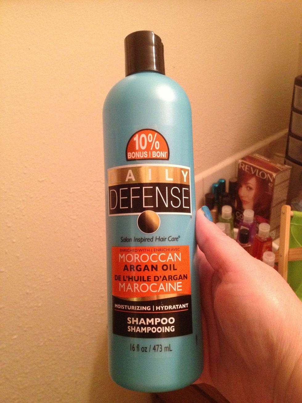 I will be taking a normal shampoo. This one with Argan oil as we have a shower at our camp. A dry shampoo is needed if you won't have access to a shower.