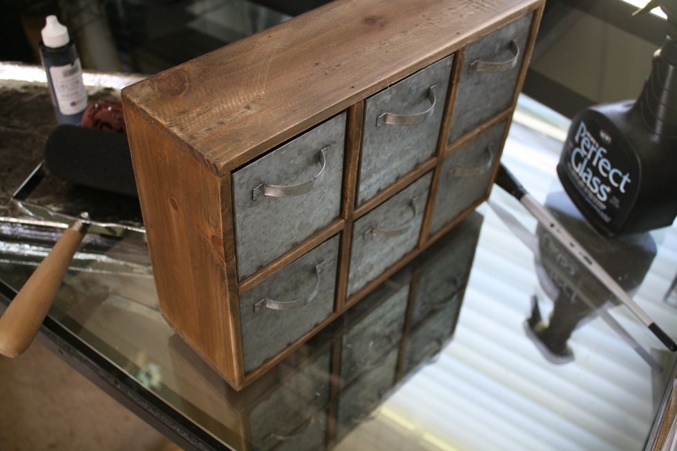 I will be transforming this storage unit using the amazing new IOD/ Prima DIY range of products. The roller stamps ( Iron Gate) , along with the Decor Inks, Molds, Clay, and stamp sets.