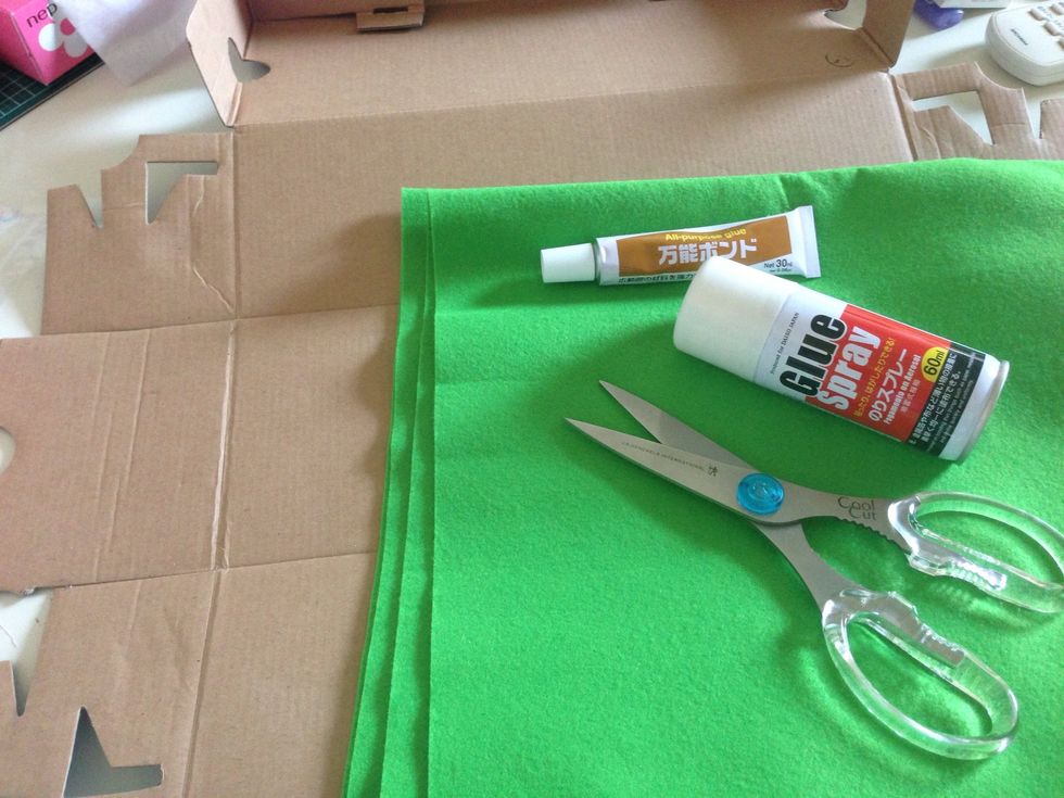 I will cover it with felt